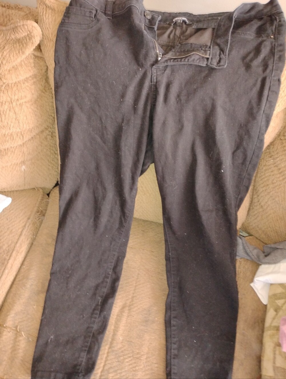 George Black Slim Fit Pants